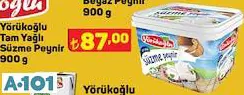 YÖRÜKOĞLU TAM YAĞLI SÜZME PEYNİR